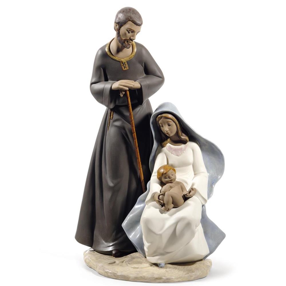 NAO Figura Statua Statuina Natività Sacra Famiglia 37cm Porcellana Nat –  Prestige Home