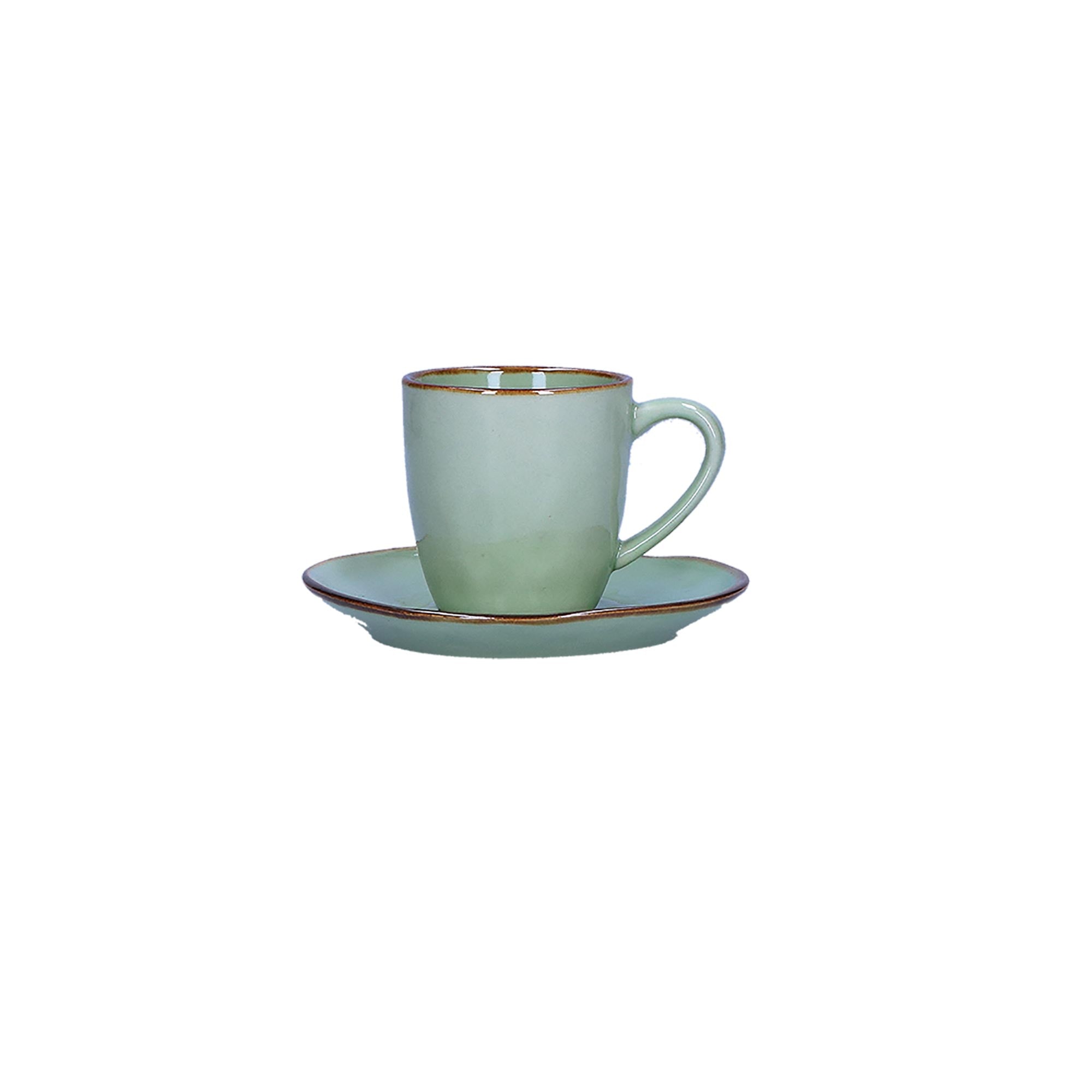 ROSE & TULIPANI Concerto Tazza Caffè c/Piattino 90ml Te' Verde Stonewa – Prestige  Home