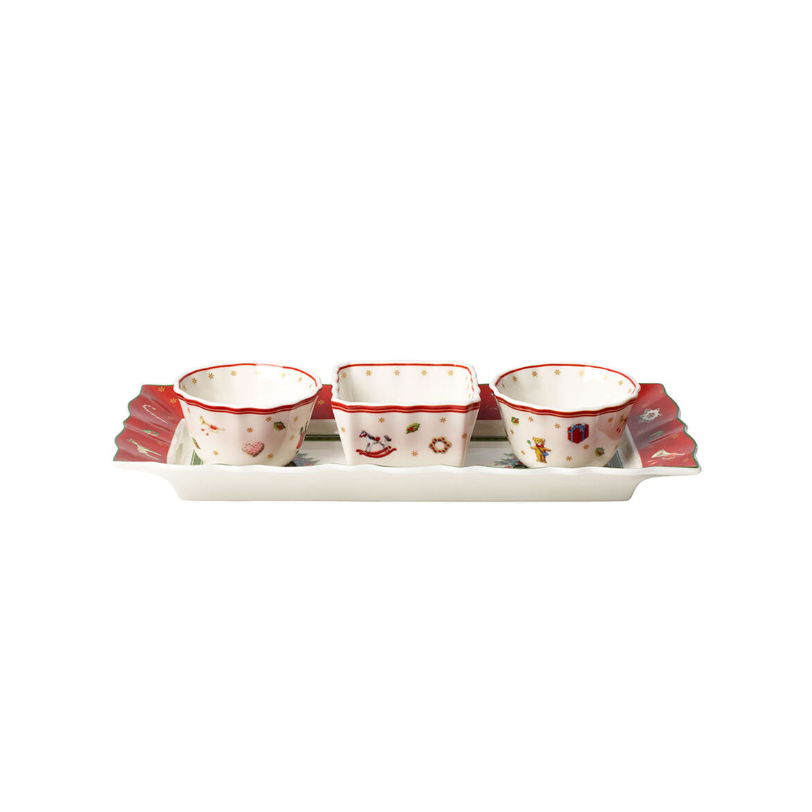 VILLEROY & BOCH Toy's Delight set Dip 4 Pezzi Ciotole c/Vassoio Tavola – Prestige  Home