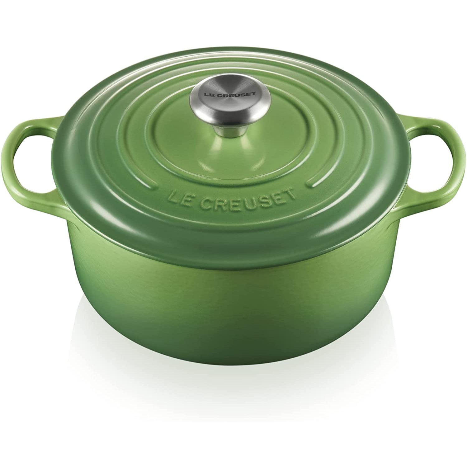 LE CREUSET Cocotte Rotonda Evolution 24cm Verde Bamboo Ghisa Vetrifica – Prestige  Home