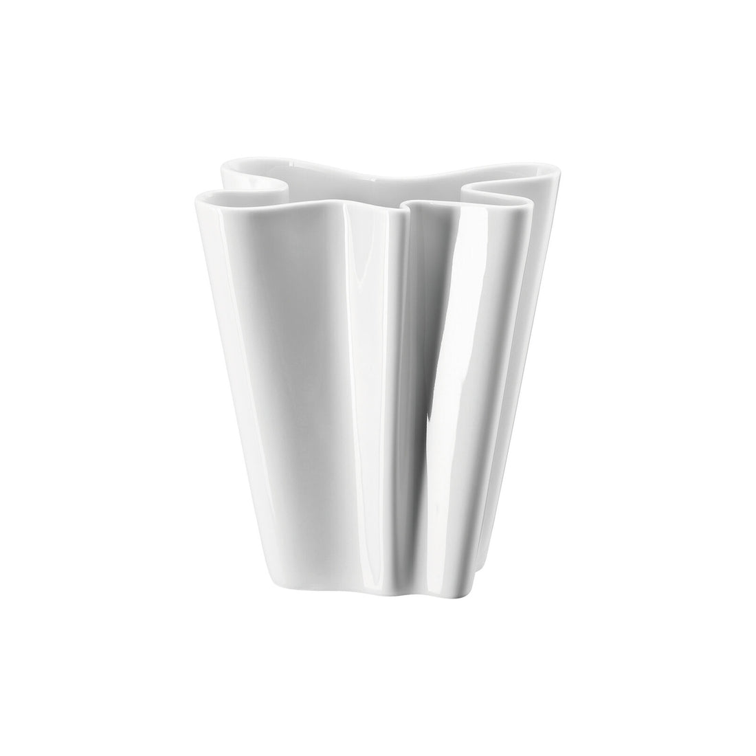 ROSENTHAL Flux Vaso 21cm Bianco Porcellana