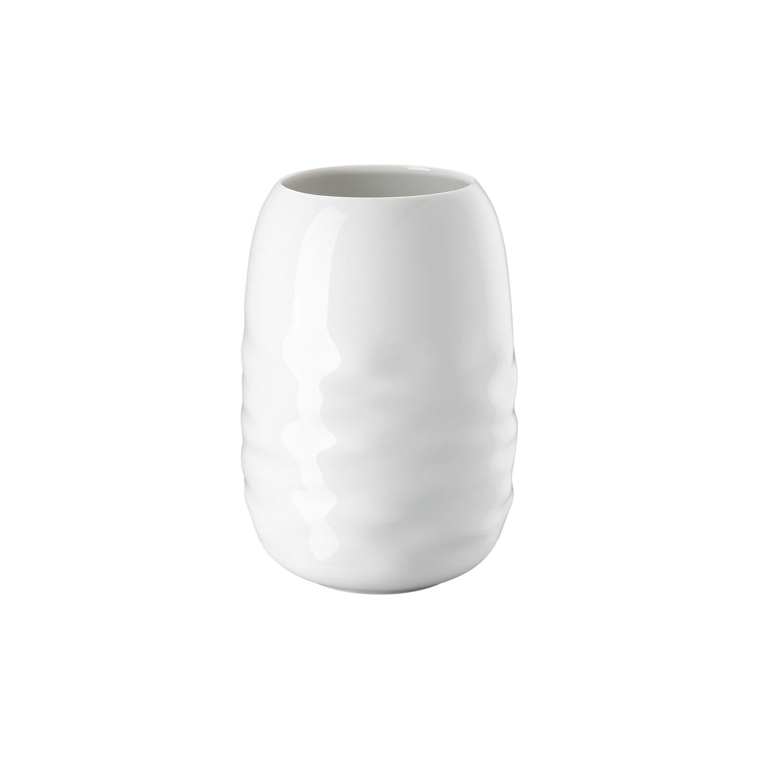 ROSENTHAL Vesi Vaso Waves Bianco 20cm Porcellana