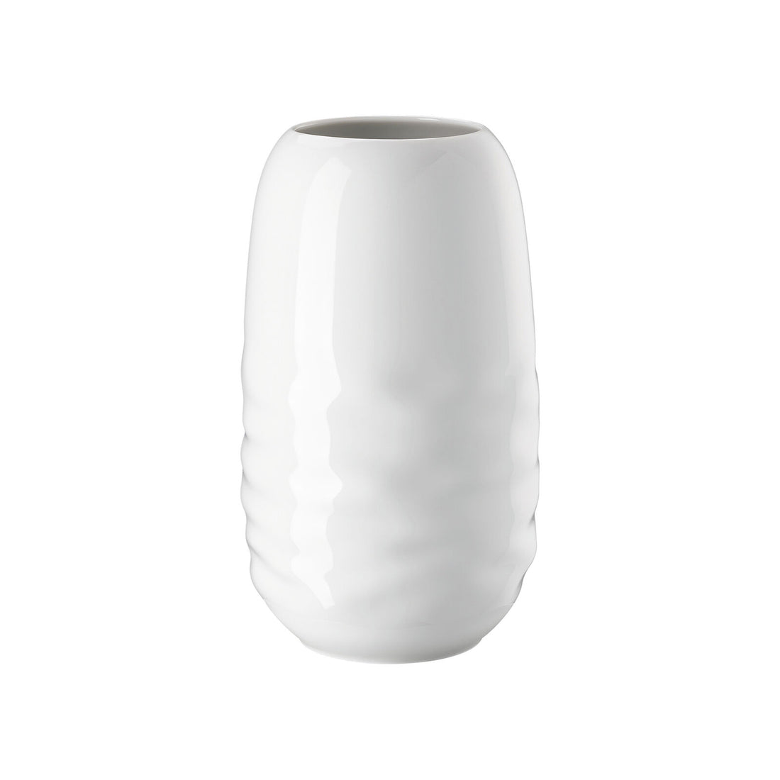 ROSENTHAL Vesi Vaso Waves Bianco 25cm Porcellana