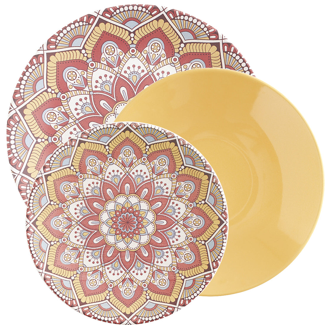 ROSE &amp; TULIPANI Marrakesh Set Tavola 18 Piatti Stoneware