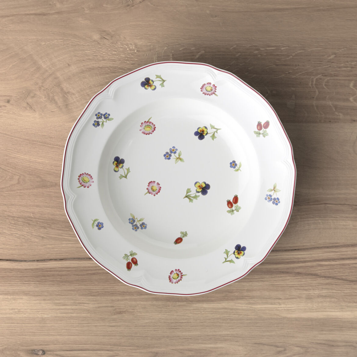 VILLEROY &amp; BOCH - Petite Fleur Piatto Fondo 23cm Tavola Porcellana