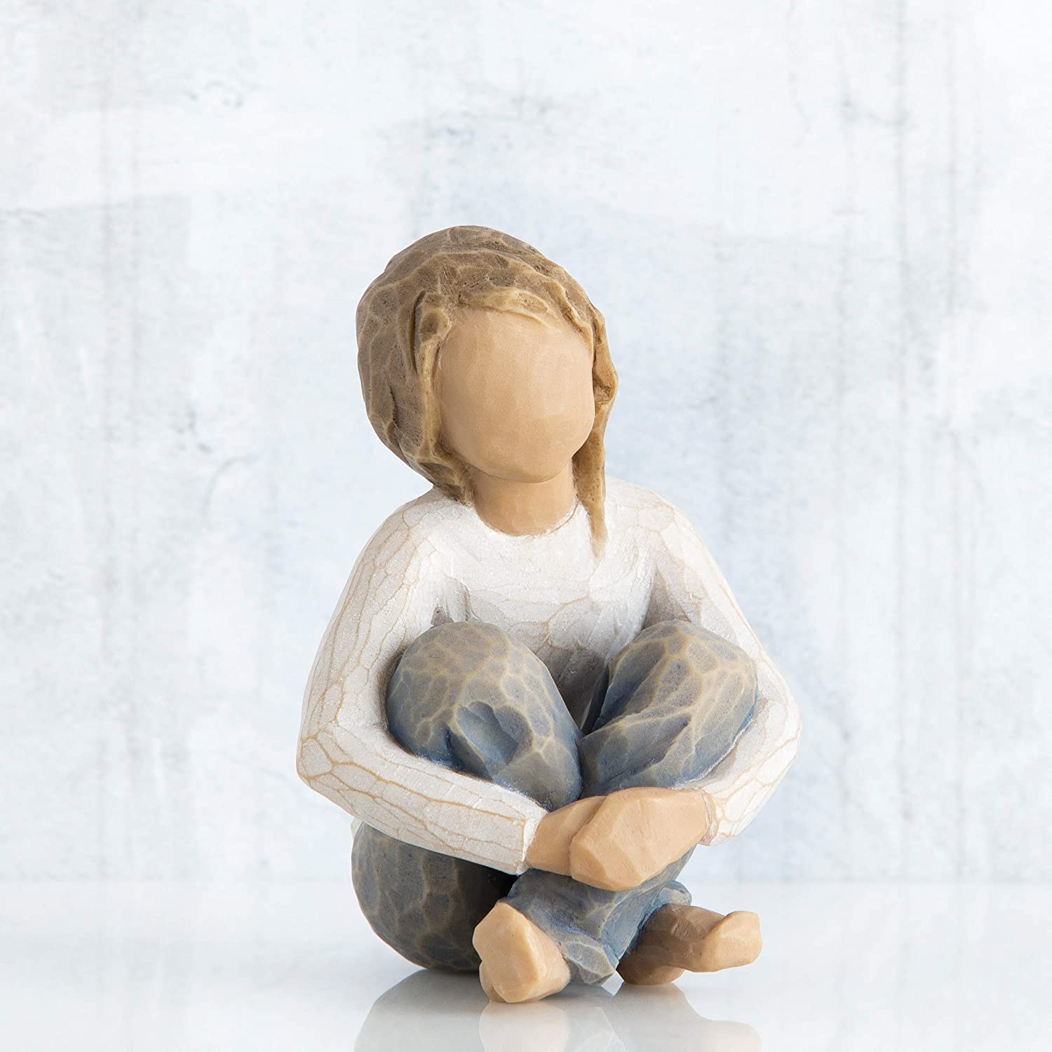 WILLOW TREE Figurina Bambino Allegro Design di Susan Lordi 7,5cm Resina