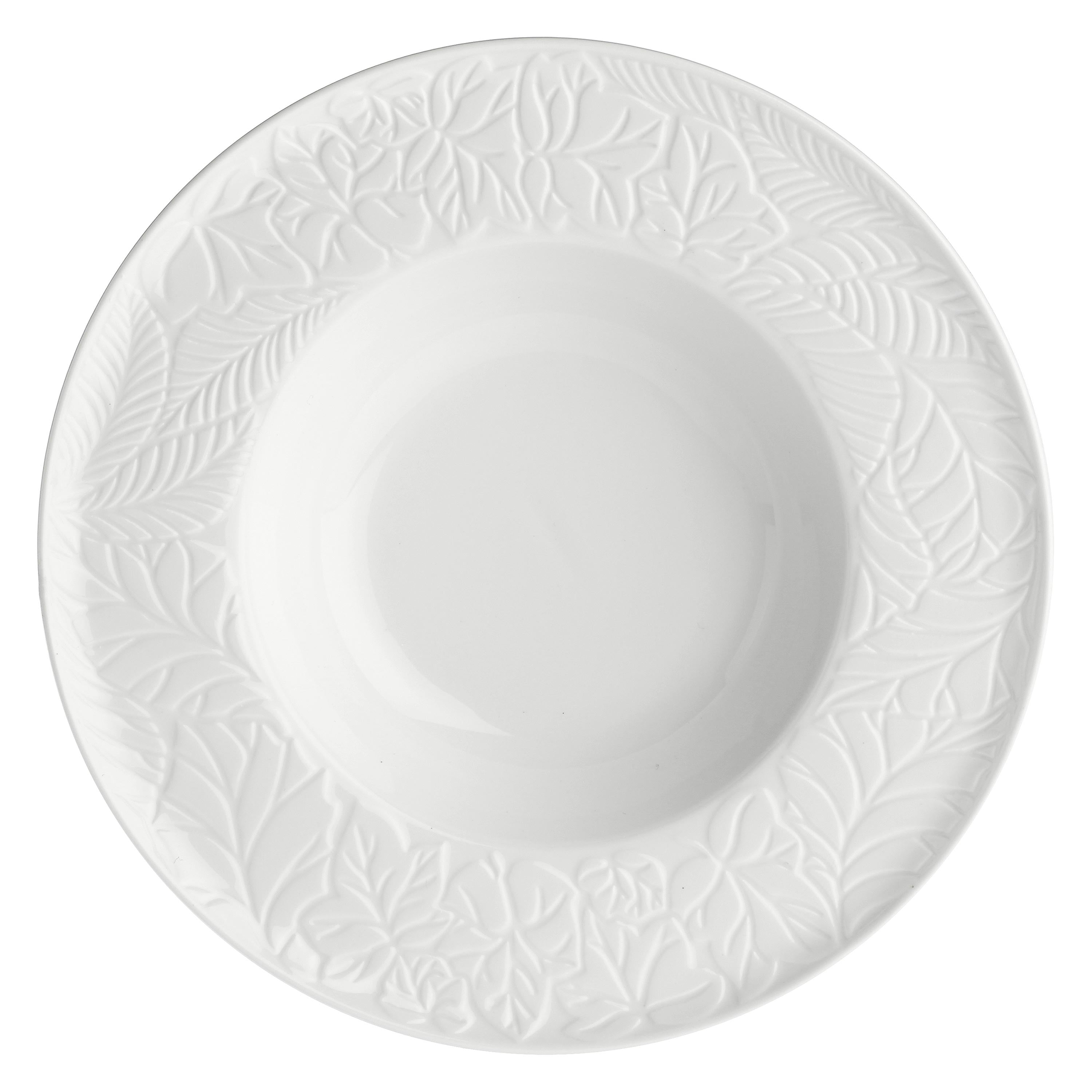 LA PORCELAINA BIANCA Bosco Set 6 Pieces Deep Plate 23cm White