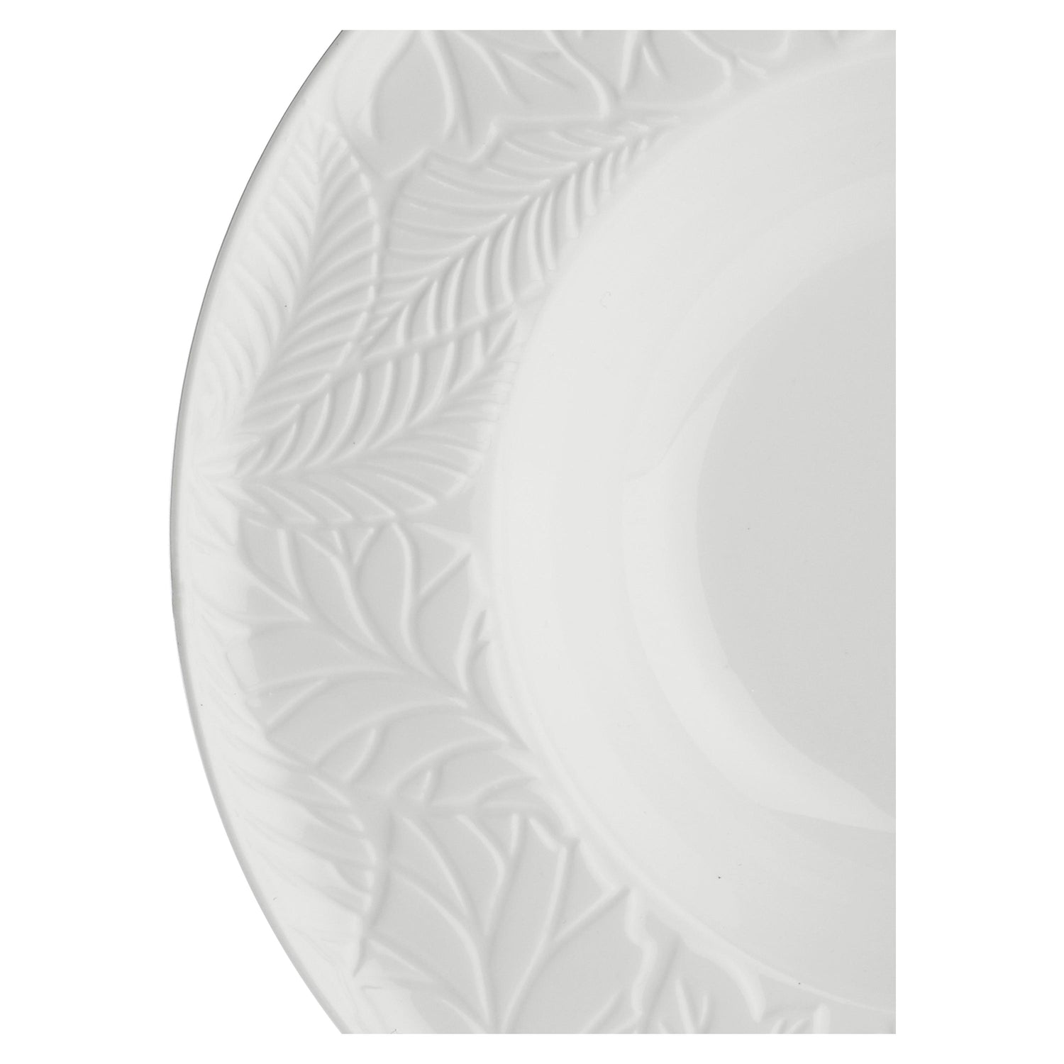 LA PORCELAINA BIANCA Bosco Set 6 Pieces Deep Plate 23cm White