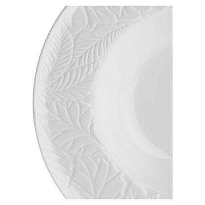 LA PORCELAINA BIANCA Bosco Set 6 Pieces Deep Plate 23cm White