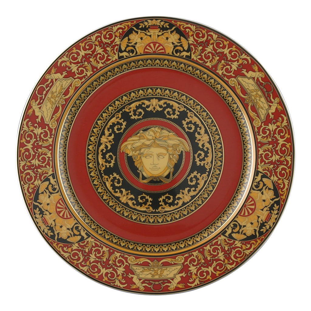 VERSACE - Ikarus Medusa Red Placeholder Plate 30cm 19300-409605-10230