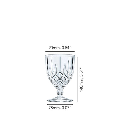 NACHTMANN Noblesse Tall Wine Glass Set 4 Pieces 355ml Crystal