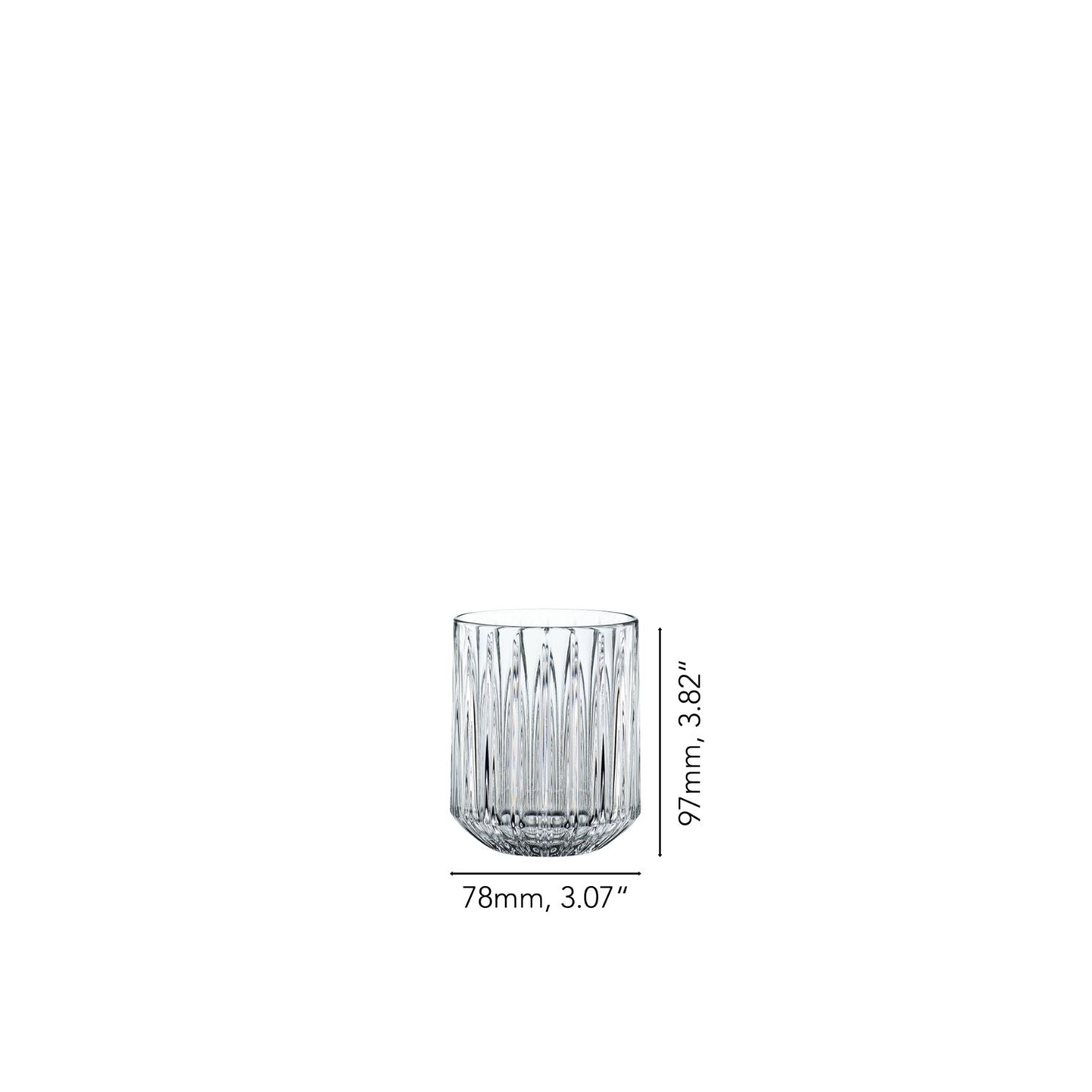 NACHTMANN Jules Set 4 Pieces Whiskey Glasses Tumbler 305ml Crystal