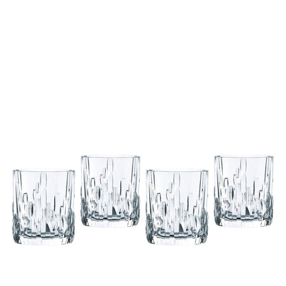 NACHTMANN Shu Fa Whiskey Tumbler Glass Set 4 Pieces 330ml Crystal