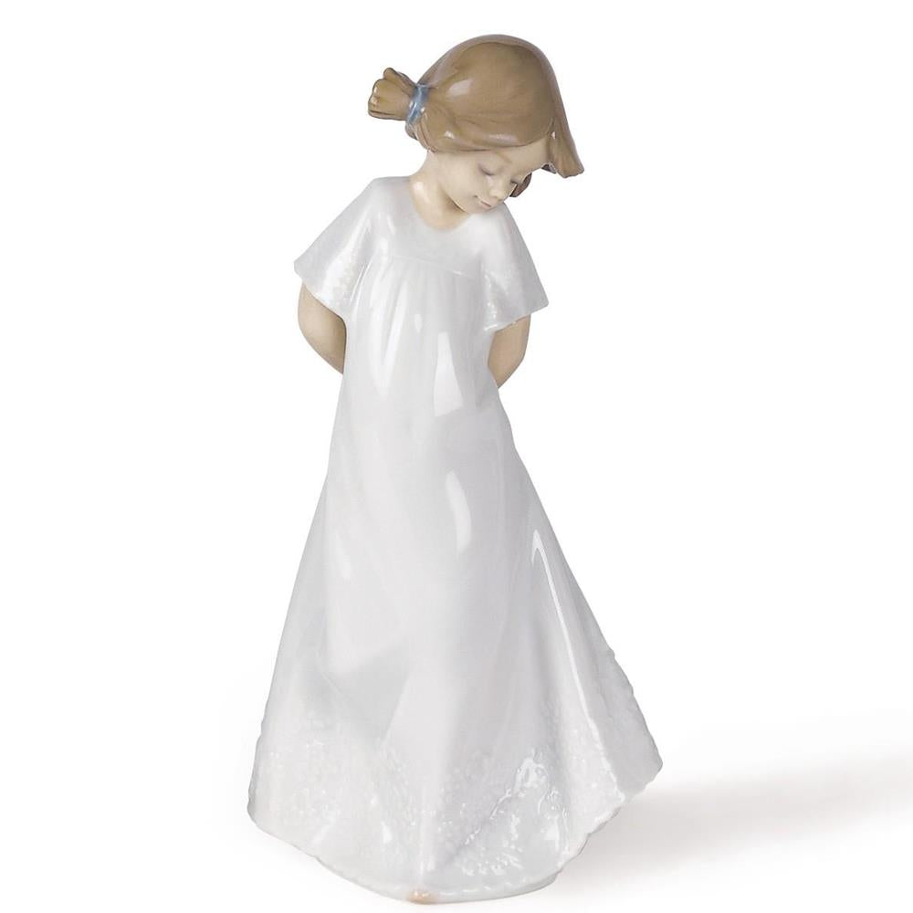 NAO Figura Statua Statuina Porcellana So Shy 20x11cm