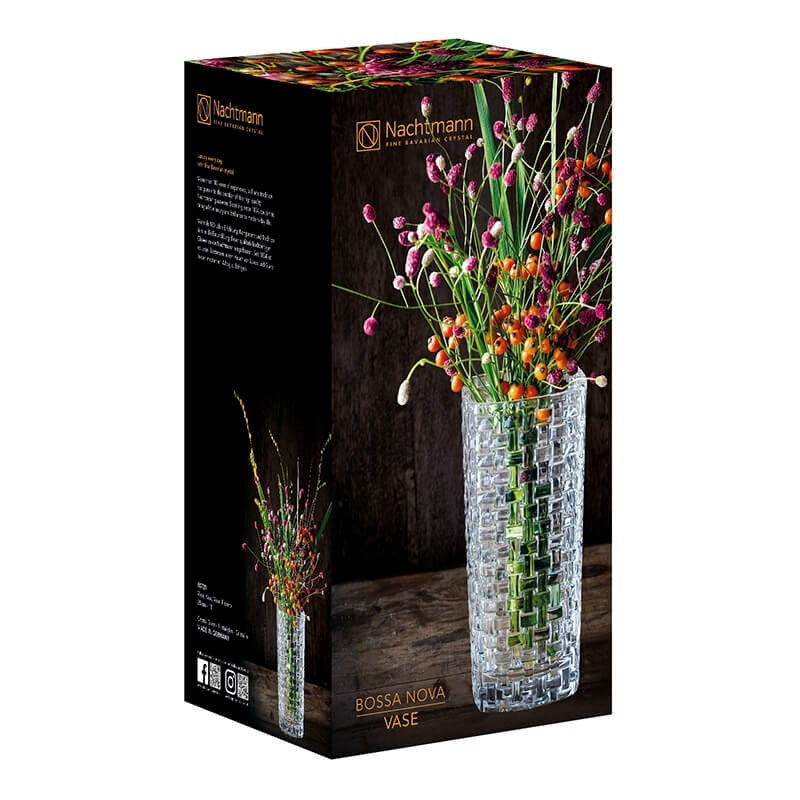 NACHTMANN - Bossa Nova Flower Vase 28cm Crystal 80729