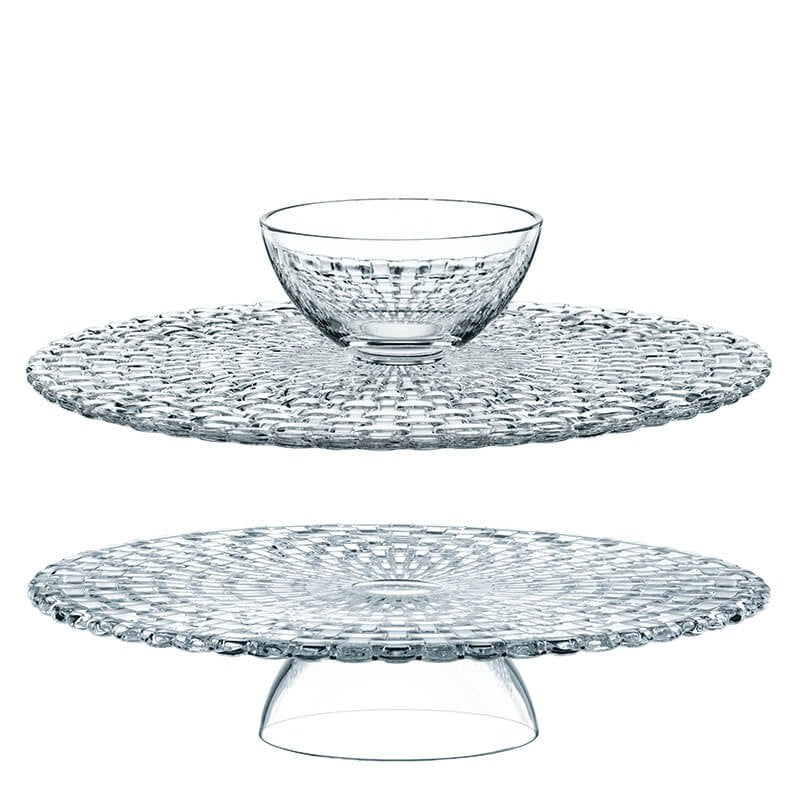 NACHTMANN - Bossa Nova Cake Plate Stand 32cm Crystal