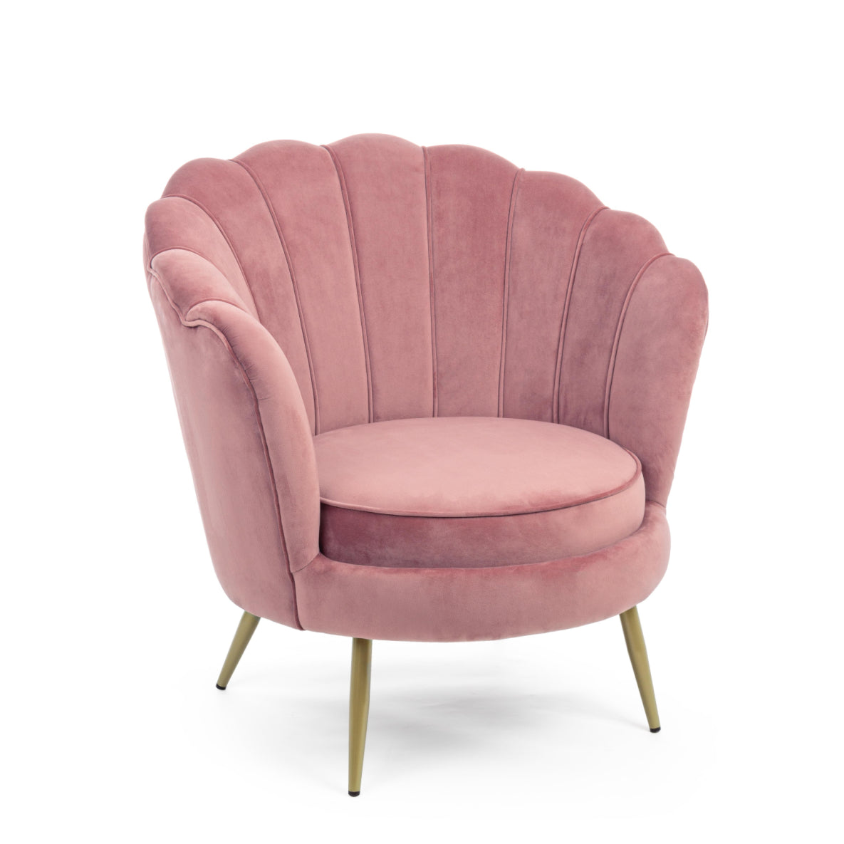 BIZZOTTO - Giliola Salotto Pink Antik Velvet Armchair 0743684