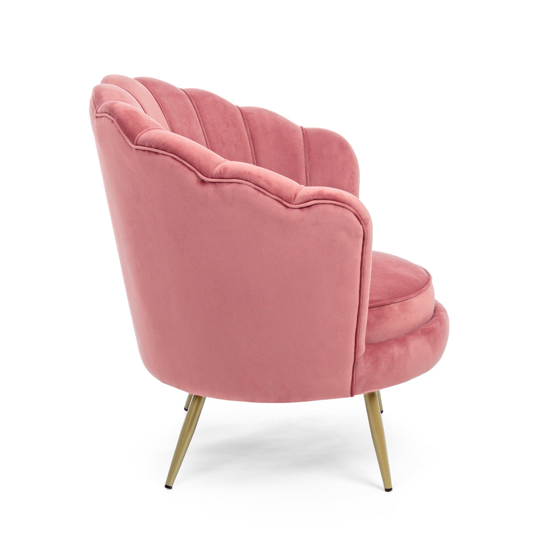 BIZZOTTO - Giliola Salotto Pink Antik Velvet Armchair 0743684