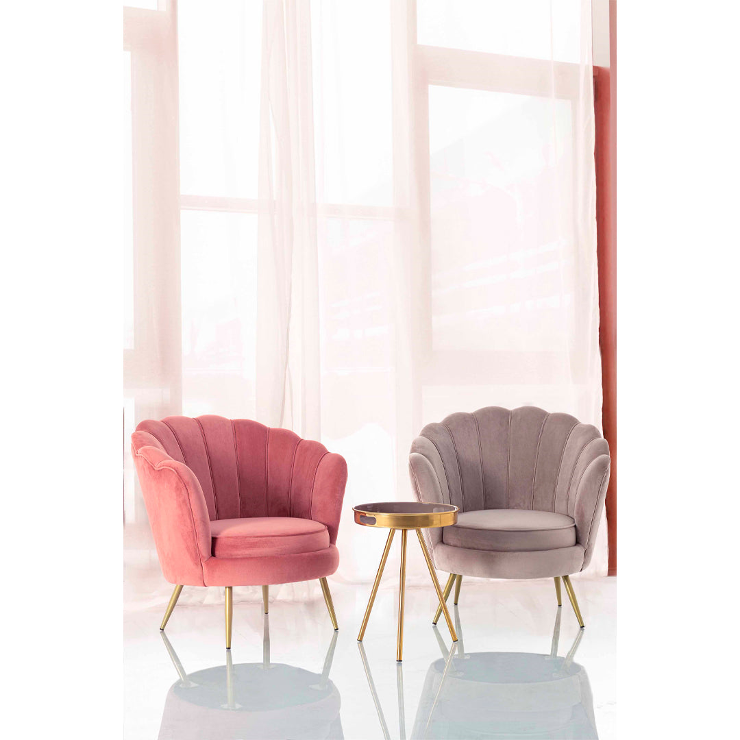 BIZZOTTO - Giliola Salotto Pink Antik Velvet Armchair 0743684