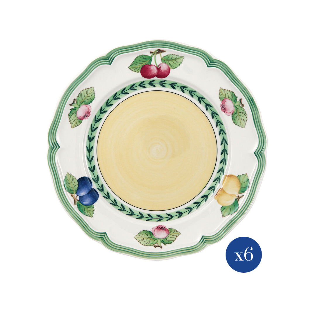 VILLEROY &amp; BOCH - French Garden Fleurence Set 6 Piatti Colazione