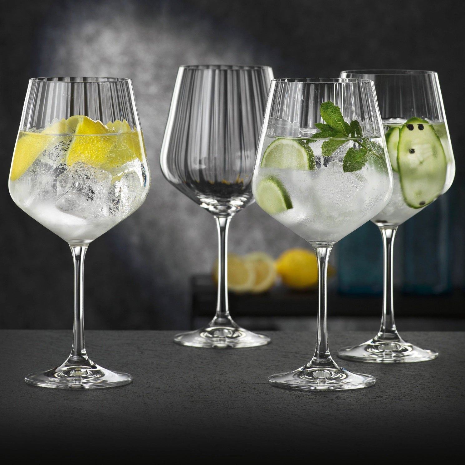 NACHTMANN Set 4 Calici Bicchieri Gin &amp; Tonic Cristallo 640ml Cristallo