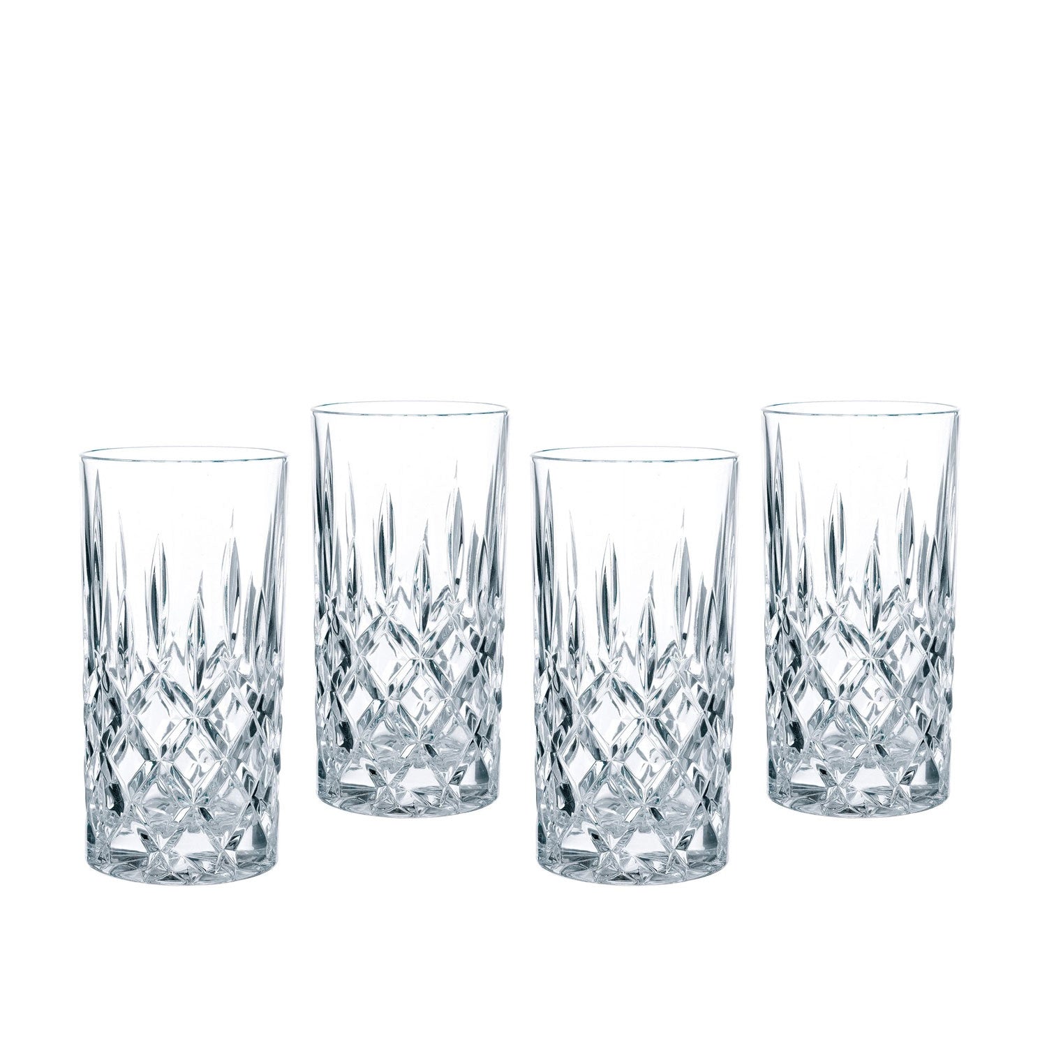 NACHTMANN Noblesse Tall Longdrink Glass Set 4 Pieces 395ml Crystal