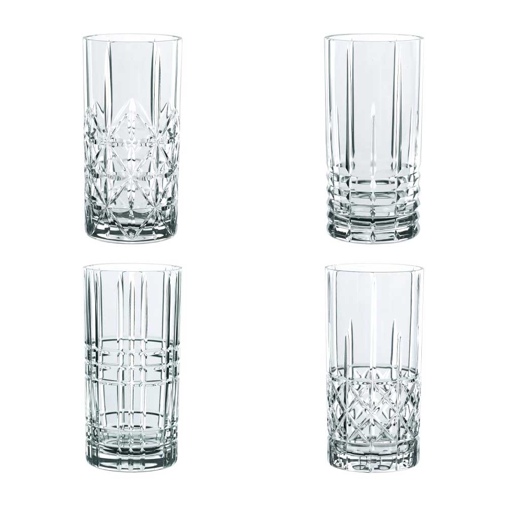 NACHTMANN - Set 4 Bicchieri Longdrink Highland 97784