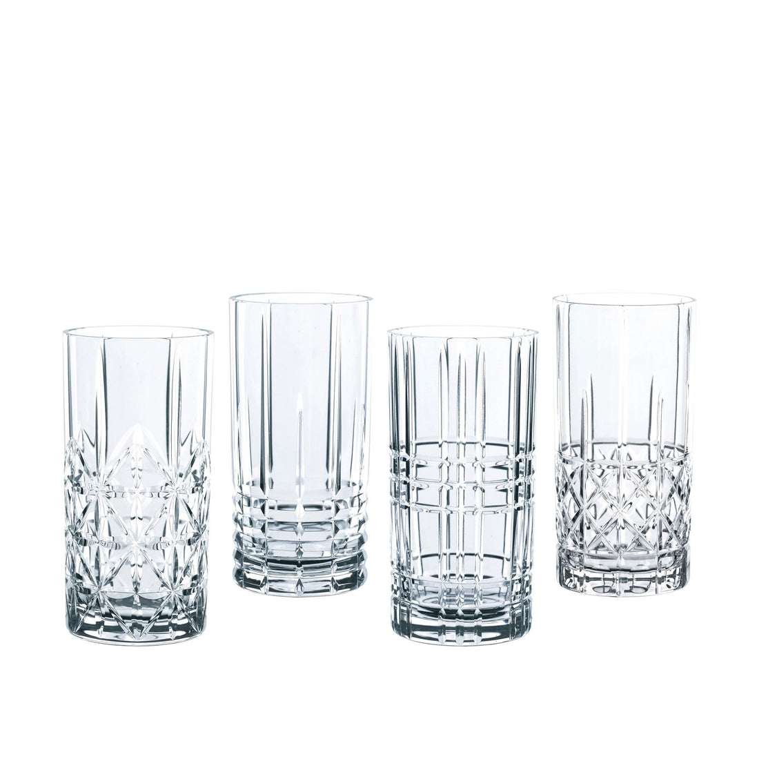 NACHTMANN Highland Bicchieri Longdrink Cocktail Set 4 Pezzi 445ml Cristallo