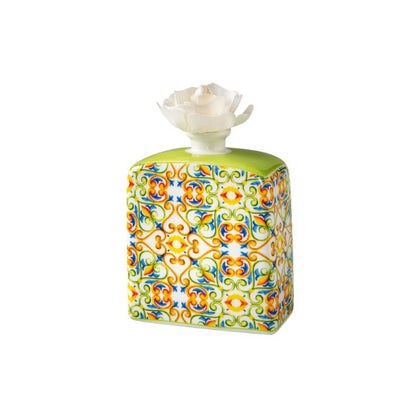 BRANDANI Medicea Medicea Giglio Fragrance Diffuser 11x14cm Paper and Porcelain Flower