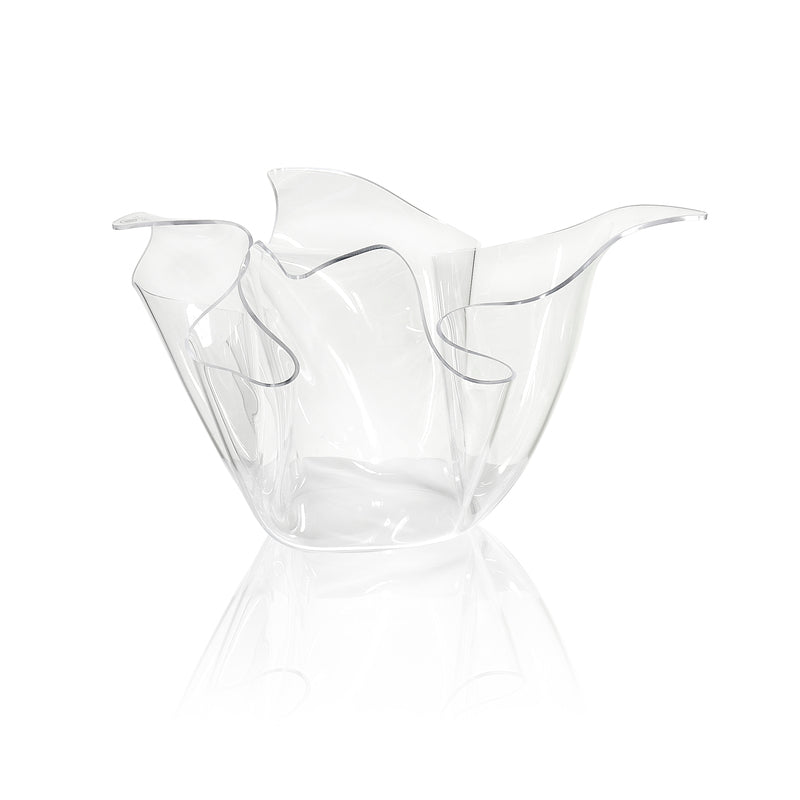 iPLEX Plexiglass Drapery Vase in Transparent Plexiglas 45x29cm Made in Italy