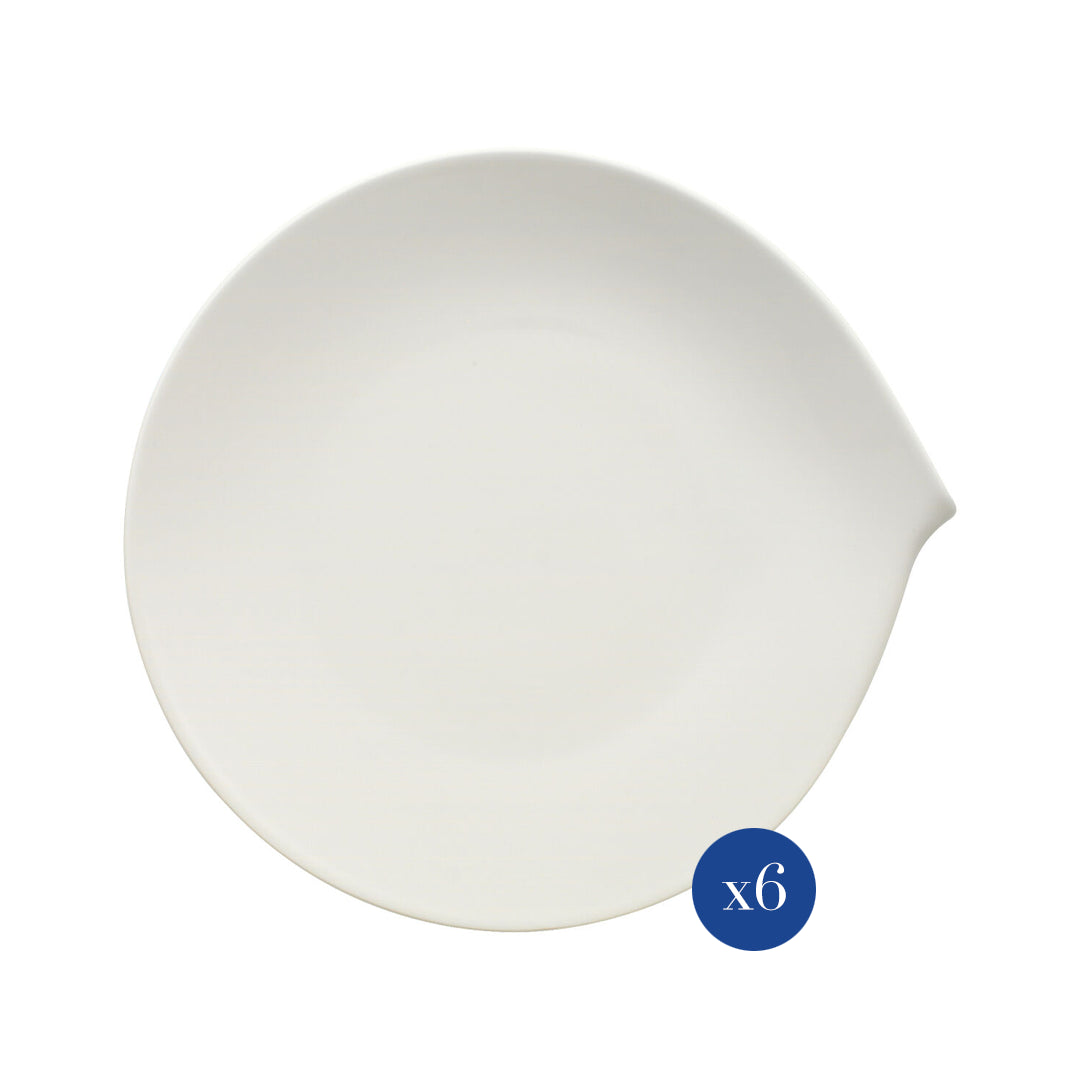 VILLEROY &amp; BOCH - Flow Servizio Tavola 6 Pezzi Piatto Piano 28cm 1034202620