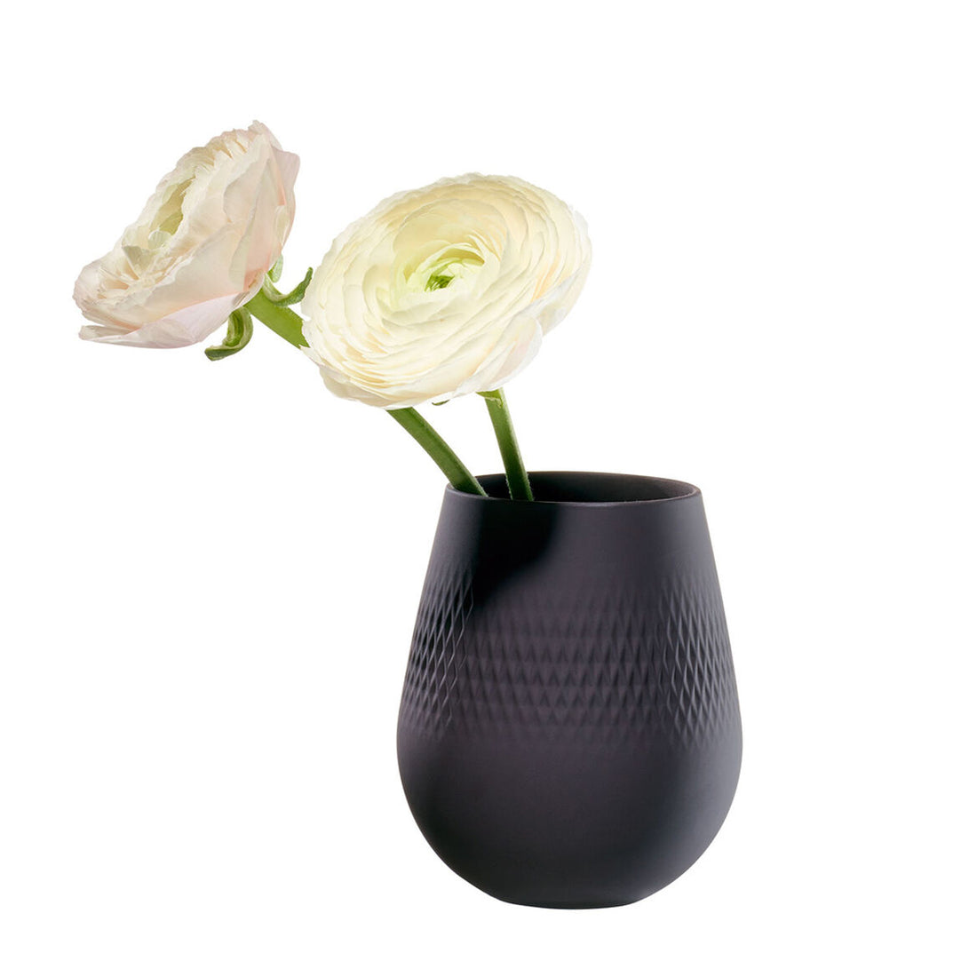 VILLEROY &amp;amp; BOCH - Manufacture Collier Black Vase Carré 14cm 1016825514