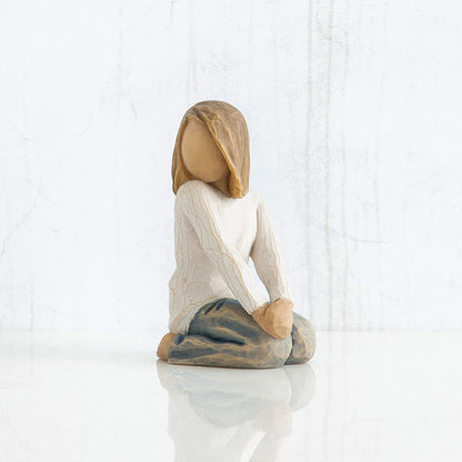 WILLOW TREE - Happy Child Resin Figurine 7.5cm 26223