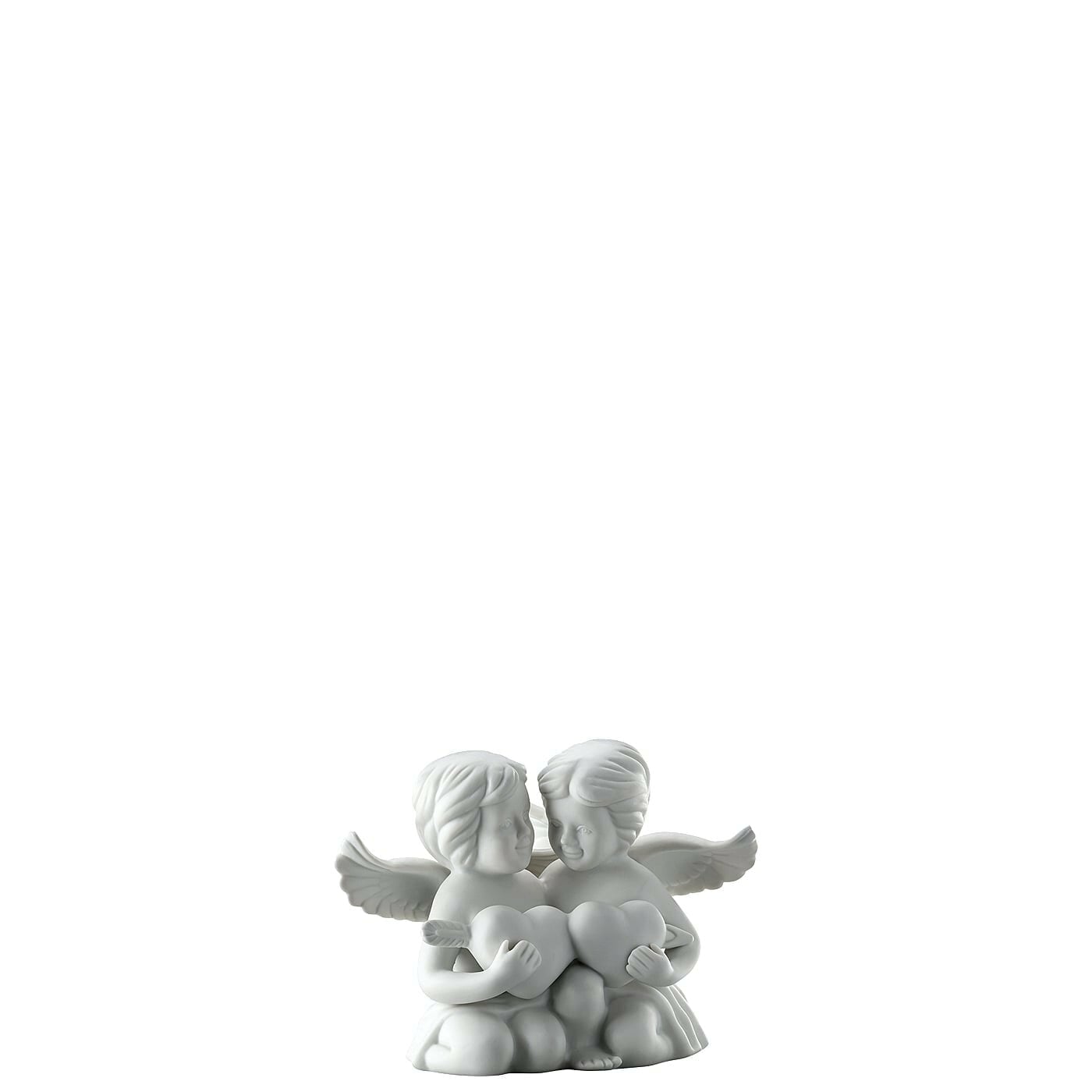 ROSENTHAL - Figurine Couple Angels Heart 10cm Porcelain