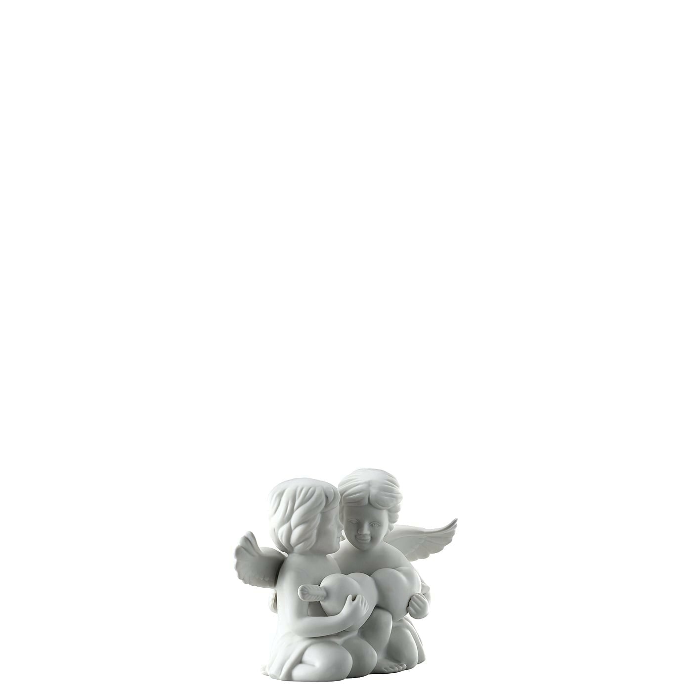 ROSENTHAL - Figurine Couple Angels Heart 10cm Porcelain