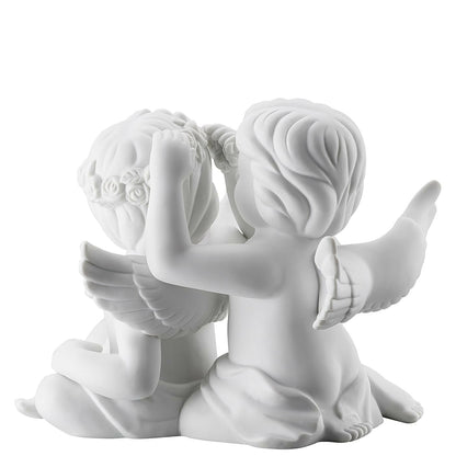 ROSENTHAL - Figurine Couple of Angels with Flowers 12.5cm Porcelain