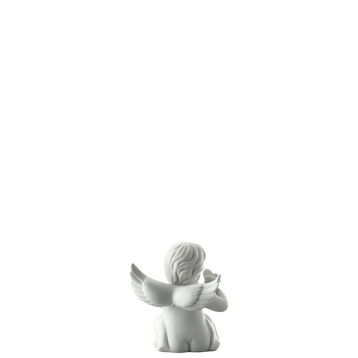 ROSENTHAL - Statuina Figurina Angelo con Farfalla 10,5cm Porcellana