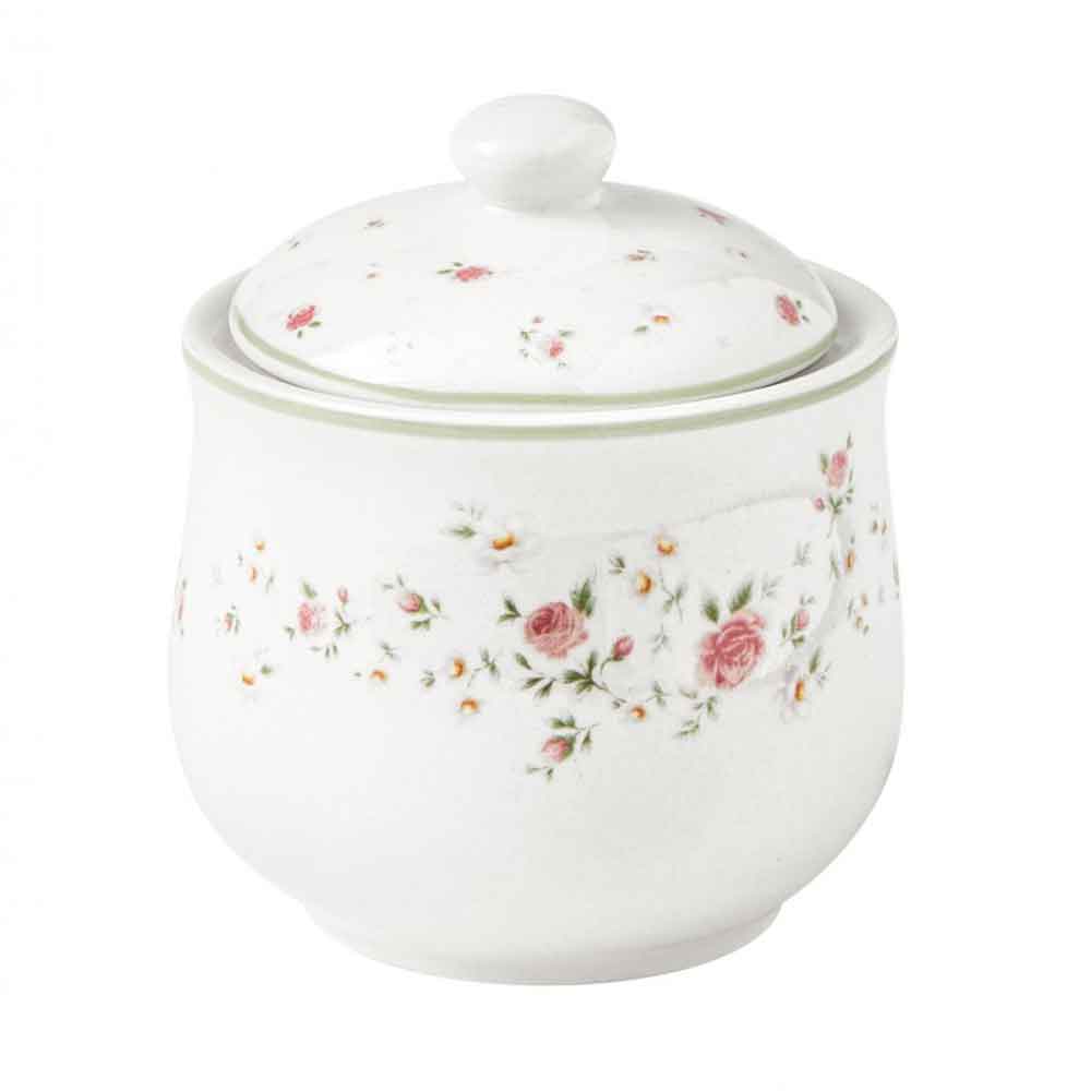 BRANDANI - Sugar bowl Nonna Rosa 10x12cm 350gr Porcelain