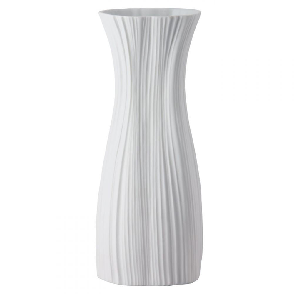 ROSENTHAL - Studio Line Plissee Vaso bianco opaco 38cm