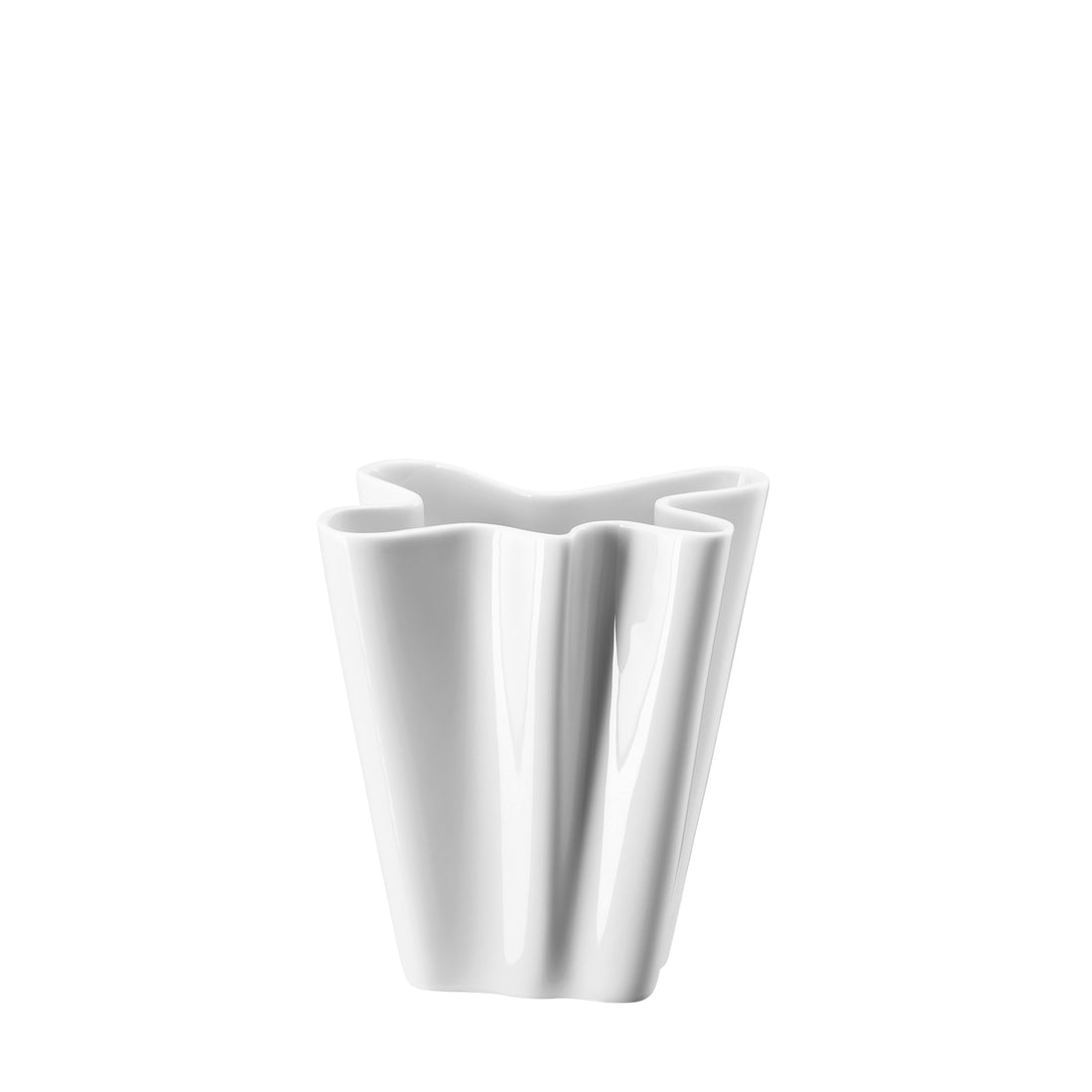 ROSENTHAL Flux Vaso 14cm Bianco Porcellana