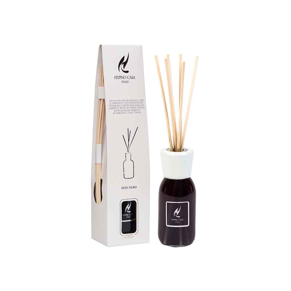 HYPNO CASA - Diffuser Air Freshener with Eco Black Pepper Sticks 100ml