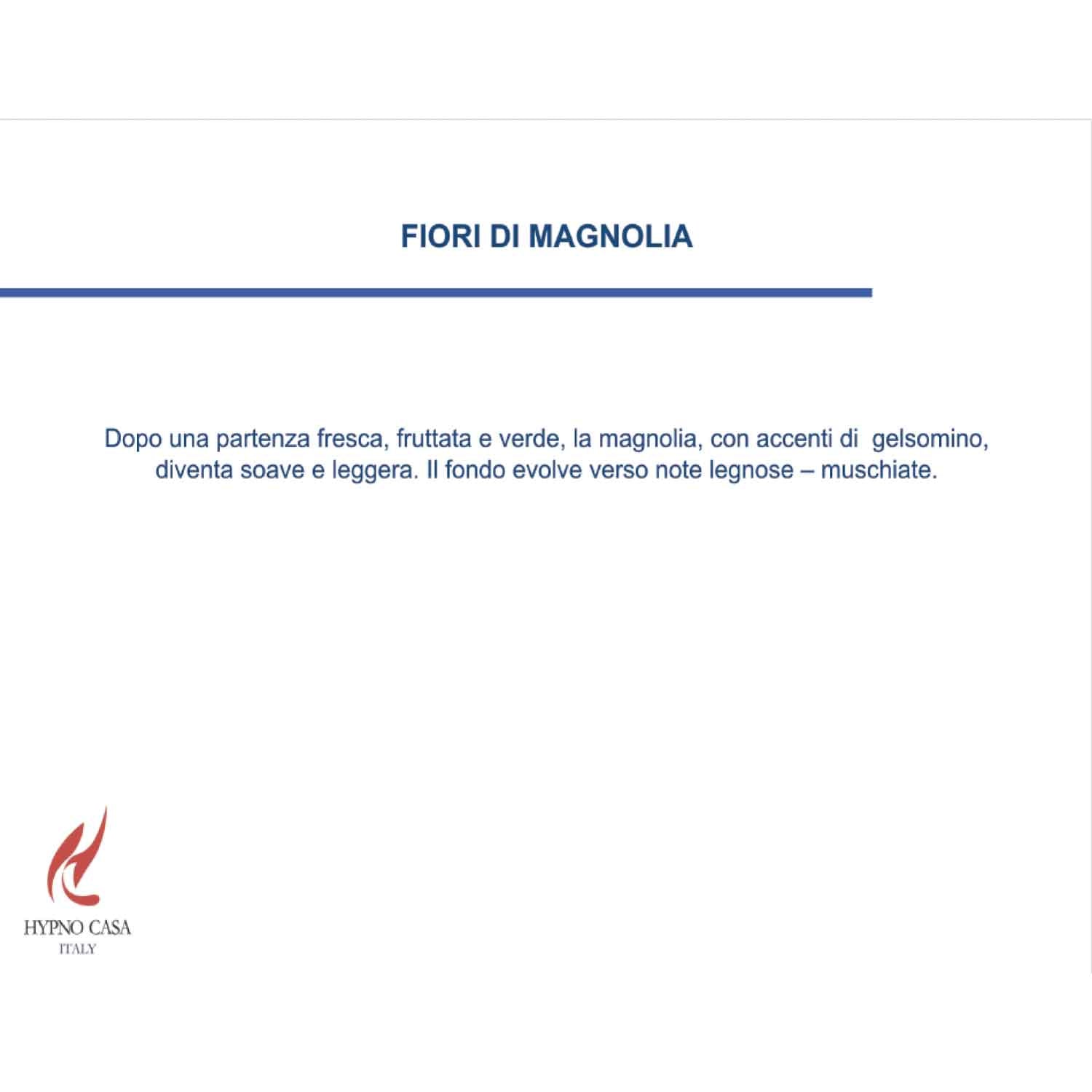 HYPNO CASA - Profumatore Diffusore Ricarica Fiori di Magnolia Eco 200ml