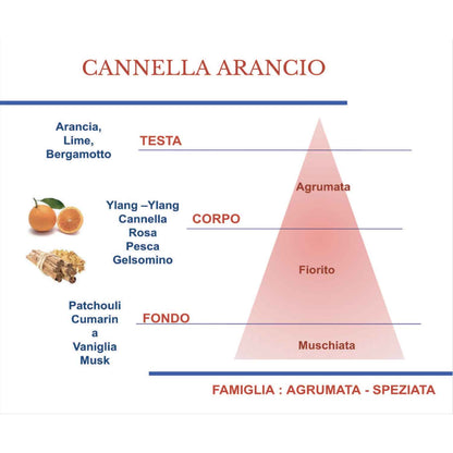 HYPNO CASA - Profumatore Diffusore Ricarica Cannella e Arancio Eco 1L