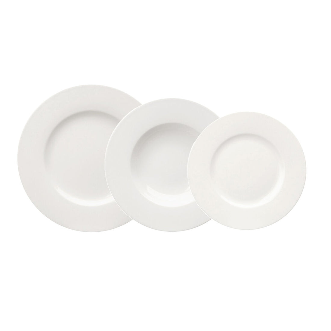 VILLEROY &amp; BOCH | Vivo Basic White Set Starter Piatto 12 Pezzi Servizio Tavola