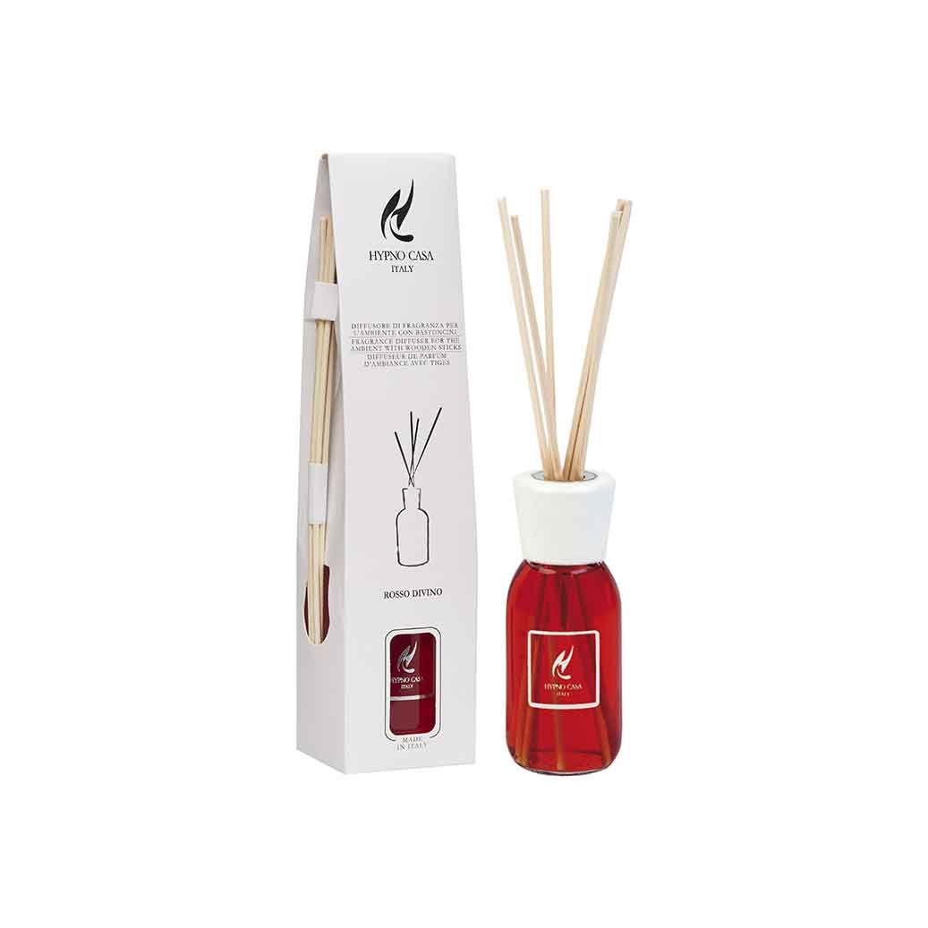 HYPNO CASA - Diffuser Perfumer with Sticks Rosso Divino Eco 100ml