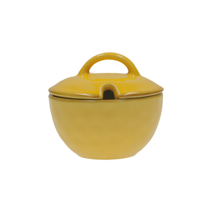 ROSE &amp;amp; TULIPS Concerto Sugar Bowl Ocher Stoneware R134300013