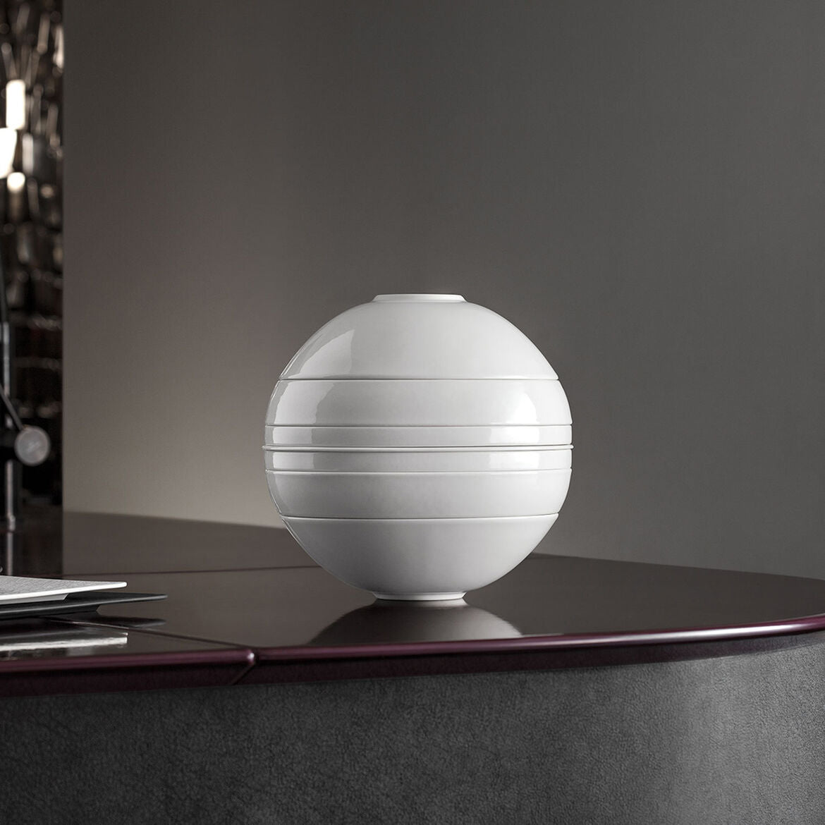 VILLEROY &amp; BOCH Iconic La Boule Servizio Tavola Piatti Porcellana Bianco