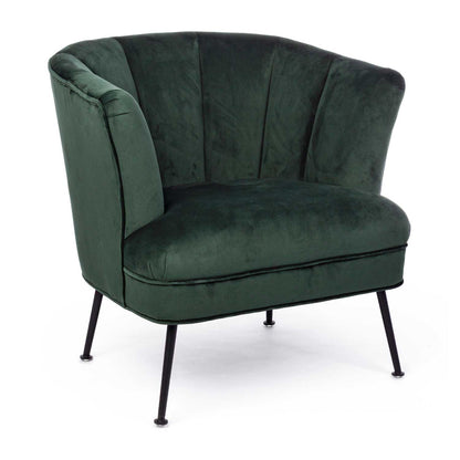 BIZZOTTO - Odilon Green Velvet Armchair Living Room 0748146