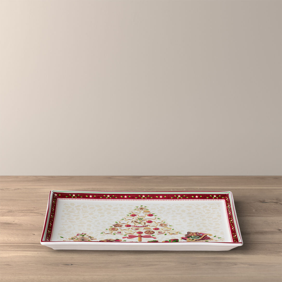 VILLEROY &amp;amp; BOCH Winter Bakery Delight Pastry Plate 39x27cm Christmas Table