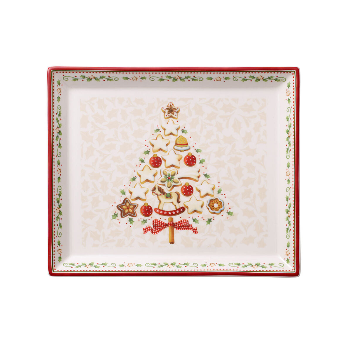 VILLEROY &amp;amp; BOCH Winter Bakery Delight Pastry Plate 27x22.5cm Christmas Table